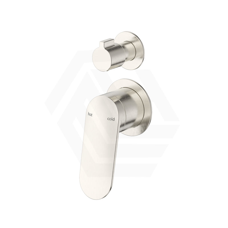 Bella Vista Lantra Round Brass Wall Mixer with Diverter Variant Colour Available