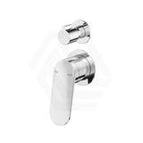 Bella Vista Lantra Round Brass Wall Mixer with Diverter Variant Colour Available