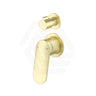Bella Vista Lantra Round Brass Wall Mixer with Diverter Variant Colour Available
