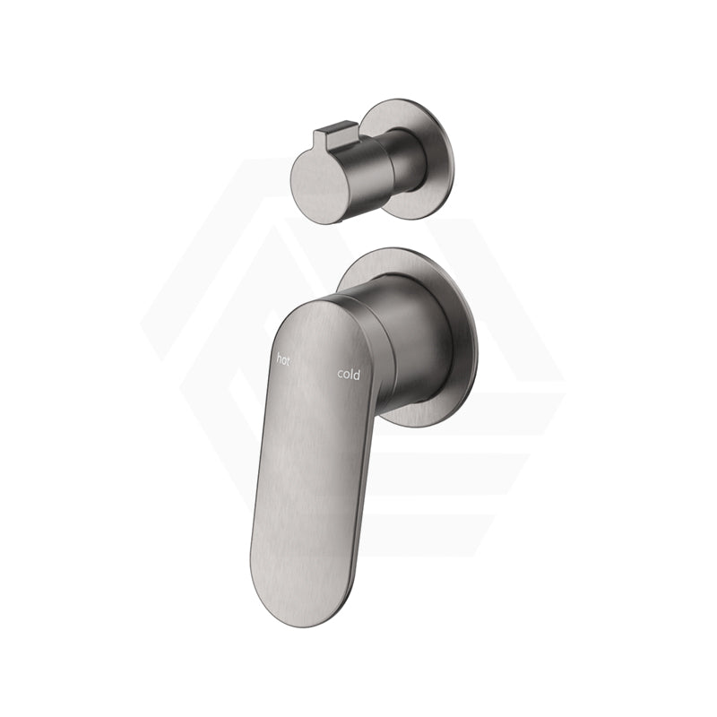 Bella Vista Lantra Round Brass Wall Mixer with Diverter Variant Colour Available
