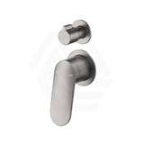 Bella Vista Lantra Round Brass Wall Mixer with Diverter Variant Colour Available