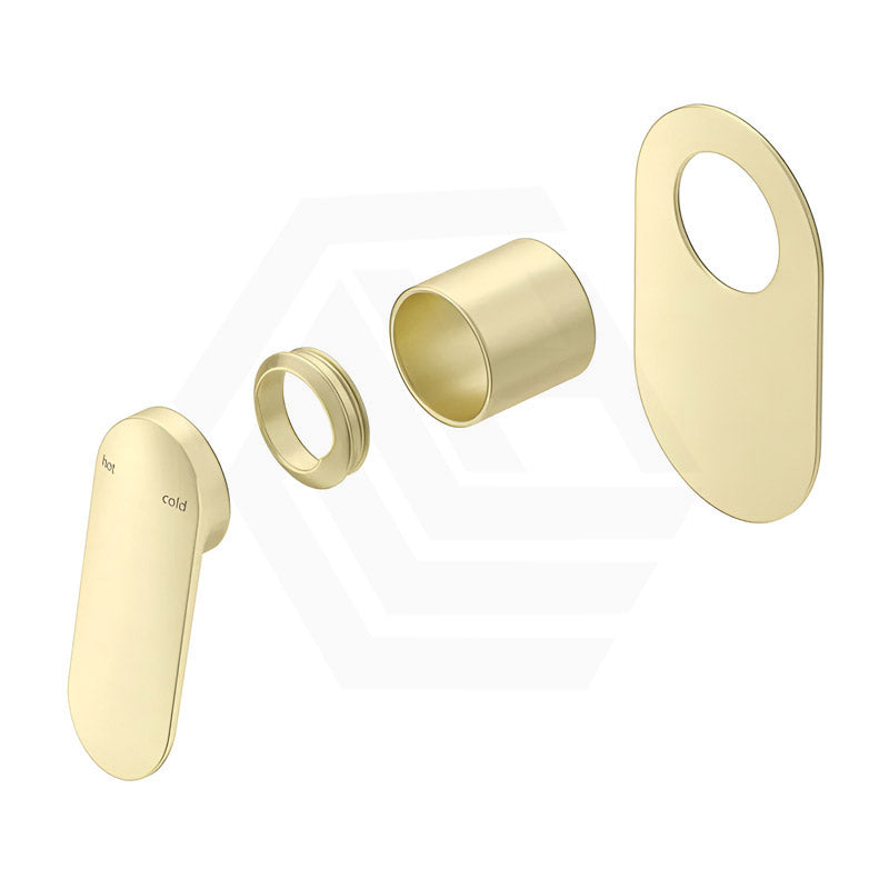 Bella Vista Lantra Oval Solid Brass Wall Mixer for Shower and Bath Available In Colours