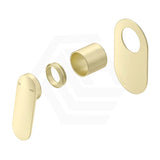 Bella Vista Lantra Oval Solid Brass Wall Mixer for Shower and Bath Available In Colours