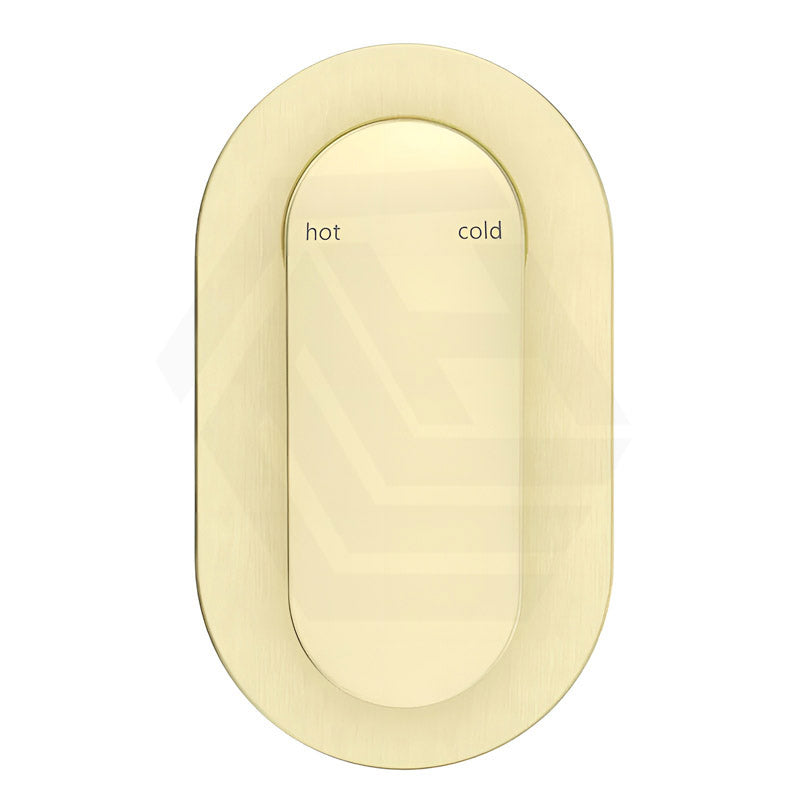 Bella Vista Lantra Oval Solid Brass Wall Mixer for Shower and Bath Available In Colours