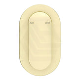 Bella Vista Lantra Oval Solid Brass Wall Mixer for Shower and Bath Available In Colours