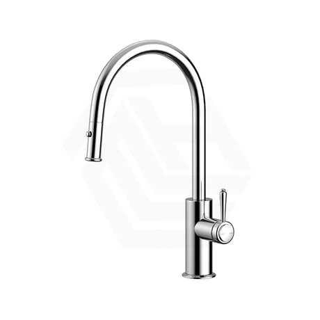 Bella Vista Mica Heritage Stainless Steel Pull-Out Gooseneck Sink Mixer Variant Colour Available