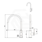 Bella Vista Mica Gooseneck Stainless Steel Sink Mixer Variant Colour Available