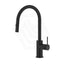 Bella Vista Mica Gooseneck Stainless Steel Pull-Out Sink Mixer Black