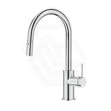 Bella Vista Mica Gooseneck Stainless Steel Pull-Out Sink Mixer Chrome