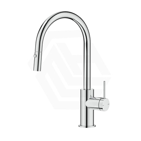 Bella Vista Mica Gooseneck Stainless Steel Pull-Out Sink Mixer Chrome