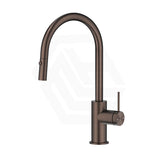 Bella Vista Mica Gooseneck Stainless Steel Pull-Out Sink Mixer Dusk Bronze