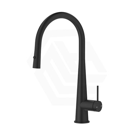 Bella Vista Mica Stainless Steel Pull-Out Cone Sink Mixer Black