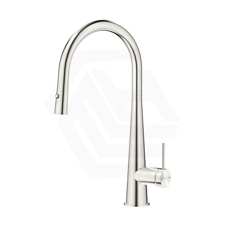Bella Vista Mica Stainless Steel Pull-Out Cone Sink Mixer Brushed Nickel