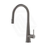 Bella Vista Mica Stainless Steel Pull-Out Cone Sink Mixer Gun Metal