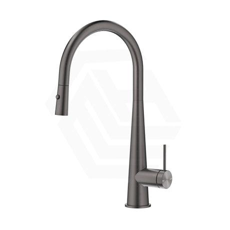 Bella Vista Mica Stainless Steel Pull-Out Cone Sink Mixer Gun Metal