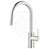 Bella Vista Mica Fluted Stainless Steel Pull-Out Gooseneck Sink Mixer Variant Colour Available