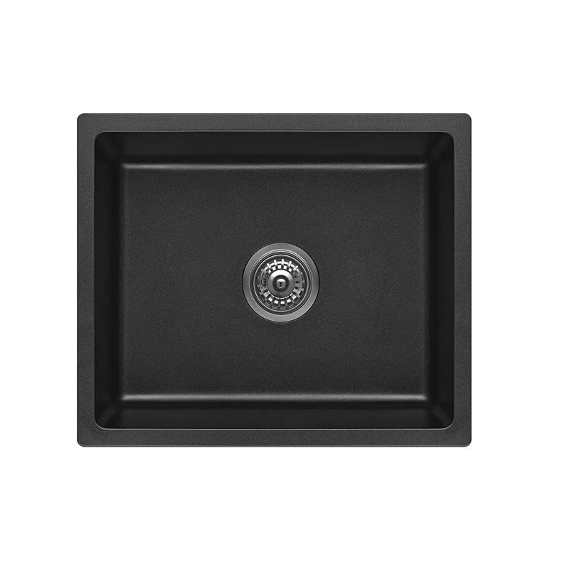 550x450x220mm Bella Vista Fomos Granite Stone Kitchen Sink Single Bowl Top/Undermount