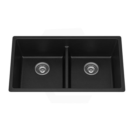 790x460x250mm Bella Vista Fomos Granite Stone Kitchen Sink Double Bowls Top/Undermount - Colour Available
