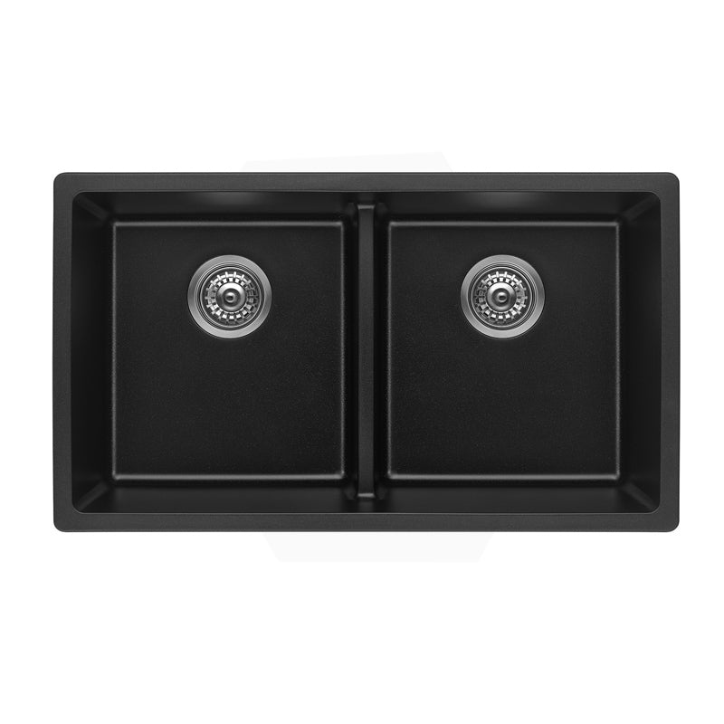 790x460x250mm Bella Vista Fomos Granite Stone Kitchen Sink Double Bowls Top/Undermount - Colour Available
