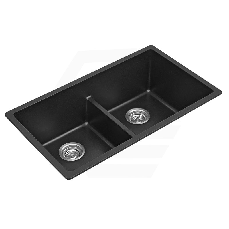 790x460x250mm Bella Vista Fomos Granite Stone Kitchen Sink Double Bowls Top/Undermount - Colour Available