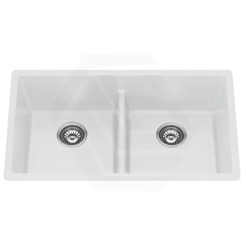 790x460x250mm Bella Vista Fomos Granite Stone Kitchen Sink Double Bowls Top/Undermount - Colour Available