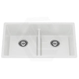 790x460x250mm Bella Vista Fomos Granite Stone Kitchen Sink Double Bowls Top/Undermount - Colour Available