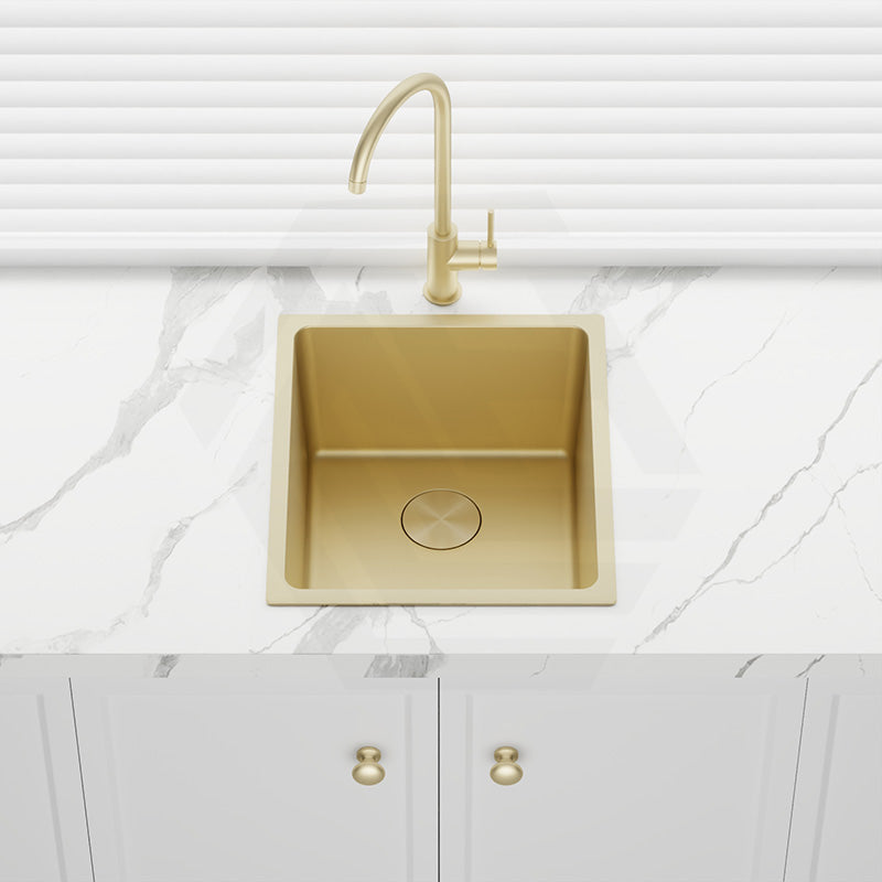 380x440x250mm Bella Vista Luminare 1.2mm Top/Undermount Single Bowl Kitchen Sink Stainless Steel - Colour Available