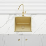 380x440x250mm Bella Vista Luminare 1.2mm Top/Undermount Single Bowl Kitchen Sink Stainless Steel - Colour Available