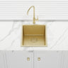 380x440x250mm Bella Vista Luminare 1.2mm Top/Undermount Single Bowl Kitchen Sink Stainless Steel - Colour Available