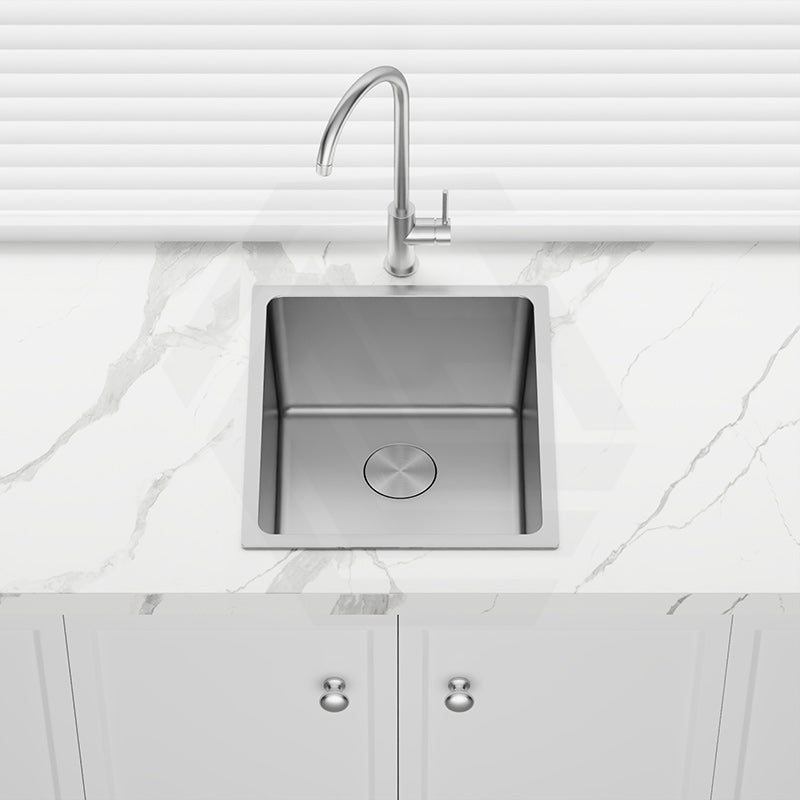 380x440x250mm Bella Vista Luminare 1.2mm Top/Undermount Single Bowl Kitchen Sink Stainless Steel - Colour Available
