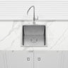 380x440x250mm Bella Vista Luminare 1.2mm Top/Undermount Single Bowl Kitchen Sink Stainless Steel - Colour Available