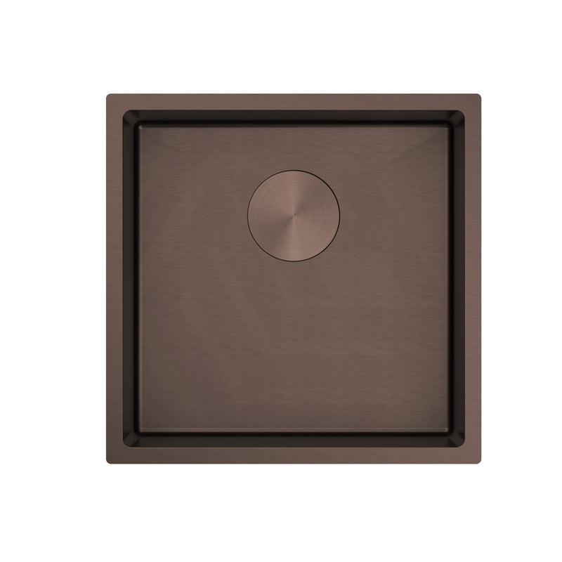 440x440x250mm Bella Vista Luminare 1.2mm Top/Undermount Single Bowl Kitchen Sink Stainless Steel - Colour Available