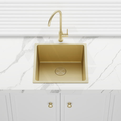 440x440x250mm Bella Vista Luminare 1.2mm Top/Undermount Single Bowl Kitchen Sink Stainless Steel - Colour Available