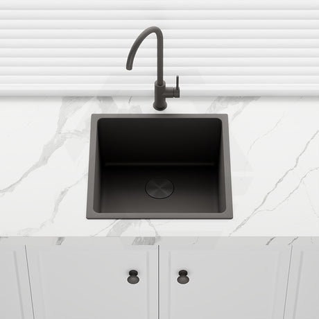 440x440x250mm Bella Vista Luminare 1.2mm Top/Undermount Single Bowl Kitchen Sink Stainless Steel - Colour Available