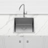 440x440x250mm Bella Vista Luminare 1.2mm Top/Undermount Single Bowl Kitchen Sink Stainless Steel - Colour Available