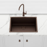 580x440x250mm Bella Vista Luminare 1.2mm Top/Undermount Single Bowl Kitchen Sink Stainless Steel - Colour Available