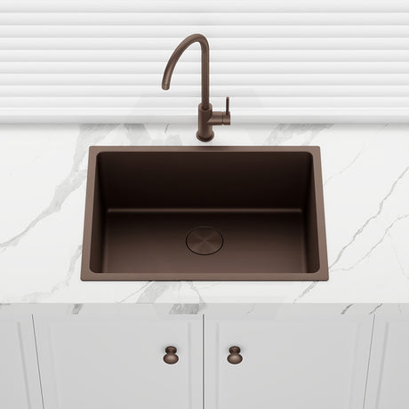 580x440x250mm Bella Vista Luminare 1.2mm Top/Undermount Single Bowl Kitchen Sink Stainless Steel - Colour Available