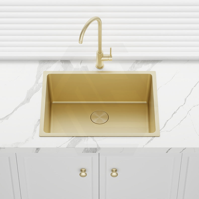 580x440x250mm Bella Vista Luminare 1.2mm Top/Undermount Single Bowl Kitchen Sink Stainless Steel - Colour Available