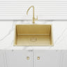 580x440x250mm Bella Vista Luminare 1.2mm Top/Undermount Single Bowl Kitchen Sink Stainless Steel - Colour Available