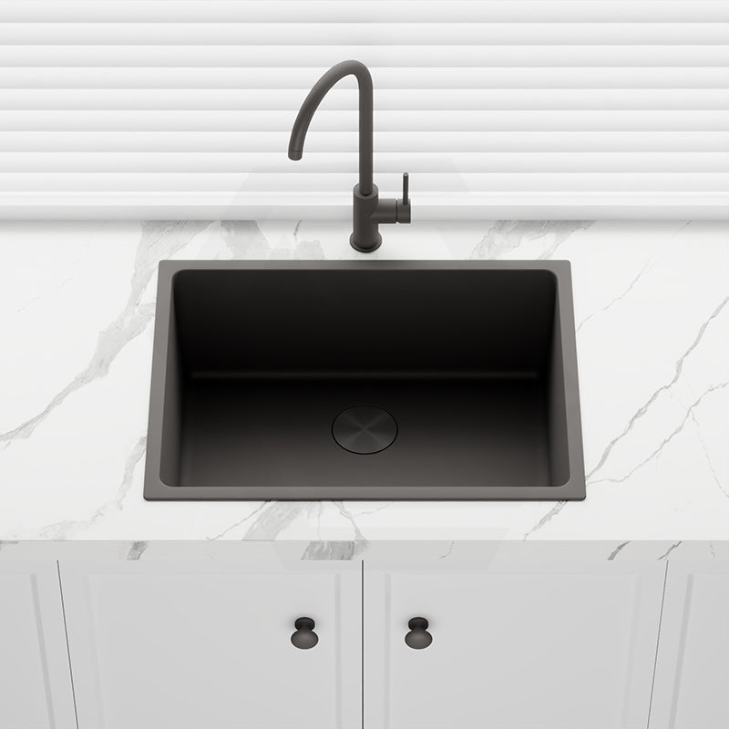 580x440x250mm Bella Vista Luminare 1.2mm Top/Undermount Single Bowl Kitchen Sink Stainless Steel - Colour Available