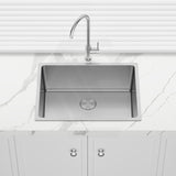 580x440x250mm Bella Vista Luminare 1.2mm Top/Undermount Single Bowl Kitchen Sink Stainless Steel - Colour Available