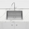 580x440x250mm Bella Vista Luminare 1.2mm Top/Undermount Single Bowl Kitchen Sink Stainless Steel - Colour Available