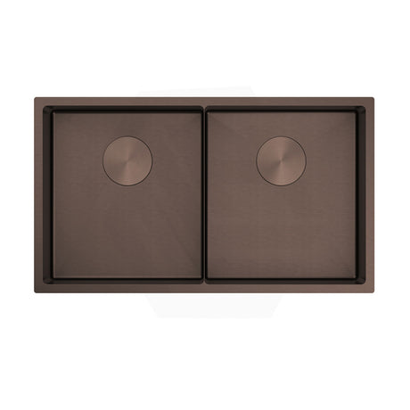 760x440x250mm Bella Vista Luminare 1.2mm Top/Undermount Double Bowls Kitchen Sink Stainless Steel - Colour Available