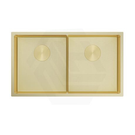 760x440x250mm Bella Vista Luminare 1.2mm Top/Undermount Double Bowls Kitchen Sink Stainless Steel - Colour Available