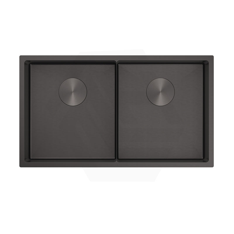 760x440x250mm Bella Vista Luminare 1.2mm Top/Undermount Double Bowls Kitchen Sink Stainless Steel - Colour Available