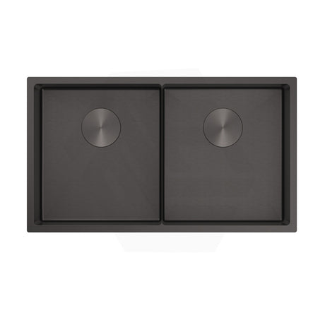 760x440x250mm Bella Vista Luminare 1.2mm Top/Undermount Double Bowls Kitchen Sink Stainless Steel - Colour Available