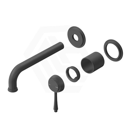 Bella Vista Mica Heritage 185mm Stainless Steel Wall Mixer with Spout Variant Colour Available