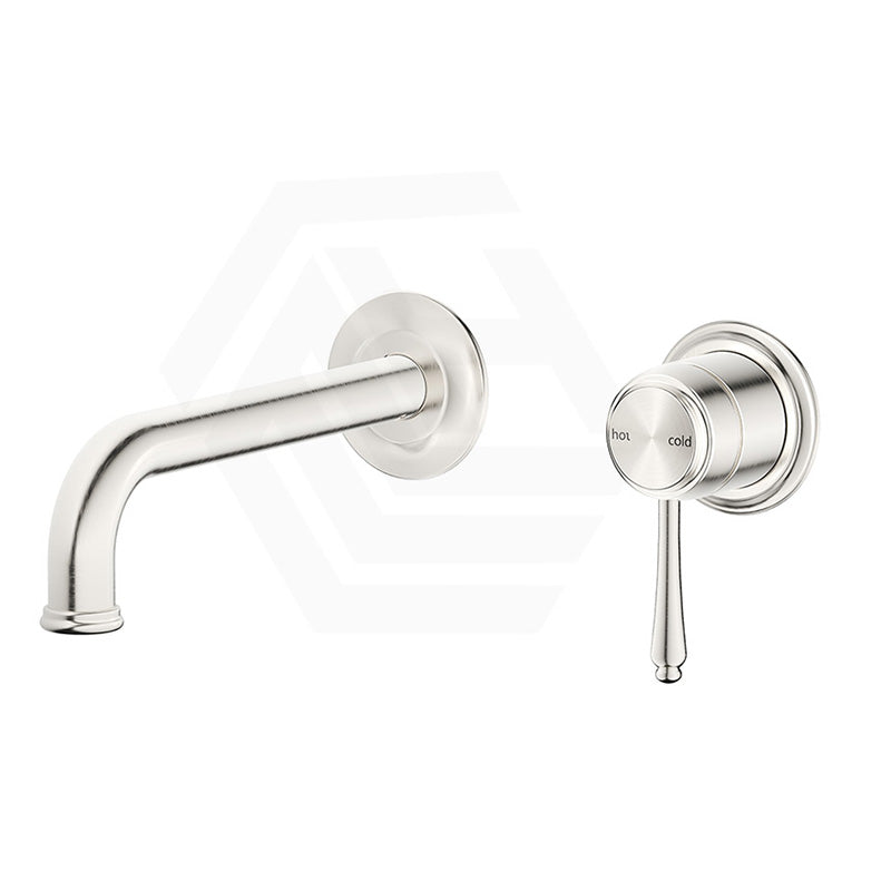 Bella Vista Mica Heritage 185mm Stainless Steel Wall Mixer with Spout Variant Colour Available