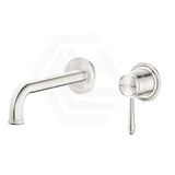 Bella Vista Mica Heritage 185mm Stainless Steel Wall Mixer with Spout Variant Colour Available