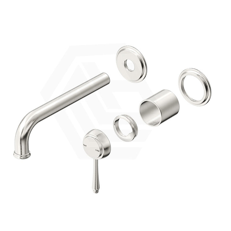 Bella Vista Mica Heritage 185mm Stainless Steel Wall Mixer with Spout Variant Colour Available